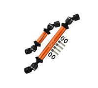 GPM Upgrade Parts for Traxxas E-Maxx 2 Steel + Aluminium Front/Rear Main Shafts - 1 Set Orange