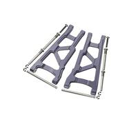 GPM Upgrade Parts for Traxxas Slash 4X4 / Stampede 4X4 / Rustler 4X4 / Hoss 4X4 Aluminium Front Or Rear Lower Arm - 1Pr Set Grey Silver