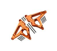 GPM Upgrade Parts For Traxxas Unlimited Desert Racer 4X4 (#85076-4) Aluminium Rear Damper Mount - 1Pr Set Orange