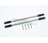 GPM Upgrade Parts For Traxxas Unlimited Desert Racer 4X4 (#85076-4) Stainless Steel Adjustable Rear Upper Chassis Link Tie Rods - 1Pr Set Original Color