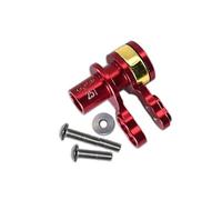GPM Upgrade Parts For Traxxas X Maxx 4X4 Aluminium 25T Servo Horn With Built-In Spring (for X Maxx 6S / 8S) - 1 Set Red