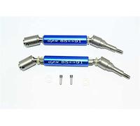 GPM Upgrade Parts for Traxxas XO-01 Supercar Stainless Steel 304+Aluminium Front CVD Drive Shaft - 1Pr Set Blue