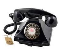 Gpo 1929s classic carrington push button telephone black G
