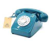 GPO 746 PUSH Azur - T?l?phone fixe r?tro bouton poussoir