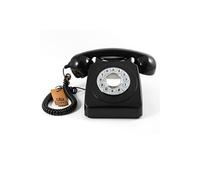 Gpo 746 push noir - téléphone fixe rétro bouton poussoir