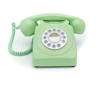 GPO 746 PUSH Vert - Téléphone fixe rétro bouton poussoir