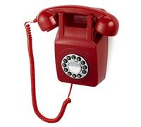 Gpo 746 wall rouge - téléphone mural rétro bouton poussoir Rouge G