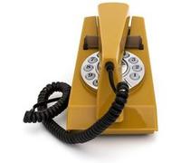 GPO Trim Moutarde - Téléphone vintage bouton poussoir Moutarde G