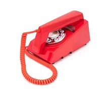 GPO Trim Rouge - Téléphone vintage bouton poussoir