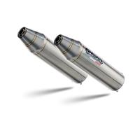 GPR Échappement Aprilia Dorsoduro 750 2008-2016 Paire Course Slip-On Deeptone