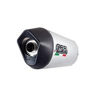 GPR Echappement Suzuki V-Strom DL 650 2012/16 e3 Echappement Semi-Complet Homologué catalysé Furore, Aluminium, Argent
