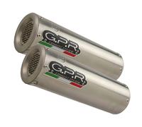 Gpr Exclusive Silencieux Homologué M3 Inox High Level Double Vtr 1000 Sp2 Rc51 02-06