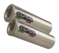 Gpr Exclusive M3 Inox Mid Line System 748/s/sp/sps/r/rs 95-02 Homologated Muffler Argenté Homologated