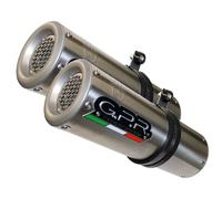 Gpr Exclusive Silencieux Slip On Homologué M3 Inox Dual Vfr 800 V-tec 02-13
