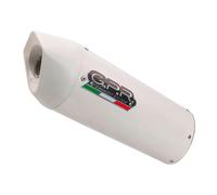 Gpr Exhaust Systems Albus Evo4 Honda X-adv 750 21-22 Ref:e5.h.262.albe5 Homologated Oval Muffler Blanc Homologated