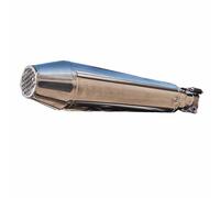 Gpr Exhaust Systems Ultracone Inox Cafè Racer Silencer Without Link Pipe Xl 80-85 125 G Homologated Muffler Argenté Homologated
