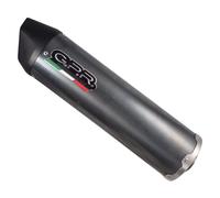 Gpr Exhaust Systems Silencieux Ovale Homologué Furore Evo4 Poppy Ducati Monster 821 17-20 Ref:e4.d.133.cat.fupo