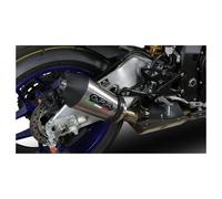 Gpr Exhaust Systems Gp Evo4 Titanium Yzf R1/r1-m 17-20 Euro 4 Homologated Slip On Muffler Noir,Argenté Homologated