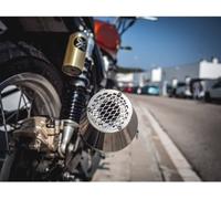 GPR homologué Ultrakone pot d'échappement en acier inoxydable Café Racer pour BMW R 65 1981-1985