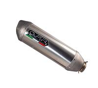 GPR Pot Echappement compatible pour Suzuki Gsf 1200 Bandit - S 2005/06 Pot Echappement homologué avec tuyaux de raccordement Pentasport INOX AISI 304