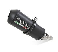 GPR Pot échappement marque GPR compatible avec Honda Transalp Xl 600 V 1996-1999, Ghisa , Échappement légal, homologué,silencieux avec db killer amovible et tuyau de liaison spécifique