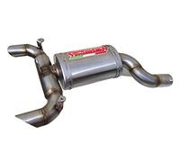 GPR Pot échappement marque GPR compatible avec Suzuki Gsr 600 2006-2011, Titanium Oval , Échappement légal, homologué,silencieux avec db killer amovible et tuyau de liaison spécifique
