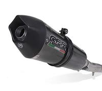 GPR Pot échappement marque GPR compatible avec Suzuki Hayabusa 1300 1999-2006, Gpe Ann. Poppy, Paire de pot d'échappement homologuées, livrées avec db killer amovible et raccords spécifiques