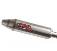 GPR Pot échappement marque GPR compatible avec Suzuki Ltz 400 2003-2014, Deeptone Atv, Échappement légal, homologué,silencieux avec db killer amovible et tuyau de liaison spécifique