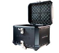 GPR Tech Compatible avec ADV 350 2022/2023 e5 Top Case ALPI-Tech 35 LT. Noir Top Case en Aluminium, Couleur Noire avec Plaque spécifique Incluse Capacité litres 35