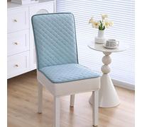 GPRL Housses Extensibles pour Chaises Cantilever Housses Élastiques Amovibles pour Chaises De Salle À Manger Cantilever pour Cuisine Restaurant Hôtel (Bleu)