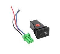 GPRTKULE Brouillard Feu arrière Bouton Poussoir 4 Bouton Fil/for/Fit for/Fit Prius/Fit for Interrupteur intérieur