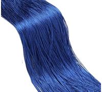 GPRTPL Rideau à Fils 3 x 2,6 m Rideaux à Fils dans la Ligne de séparation du Salon Cantonnière pour décoration de fête de Couleur Unie Rideau-3 x 2 cm-Bleu