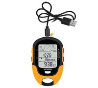 GPS, altimètre, baromètre et boussole numériques multifonctions avec écran LCD, lampe torche LED intégrée, idéal for le camping, la randonnée et l'escalade. Lampe torche LED incluse.(FR510)