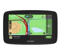 Tomtom GPS Voiture GO Essential, 6 Pouces, Info Trafic, Essai des Alertes de Zones de Danger, Cartes UE, Mise à Jour Via WiFi, Appels Mains-Libres, Fixation Magnétique Alimentée Noir