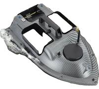 GPS Bateau amorceur de pêche, Dual 390 moteurs, 600 m de portée de la télécommande, 2 kg de charge, Gris