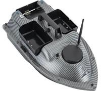GPS Bateau amorceur de pêche, Dual 390 moteurs, capacité de charge de 2 kg, portée de la télécommande de 600 m, gris