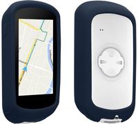 Gps Bike Cover Compatible With Garmin Edge Explore 2-Protective Bumper Navigator Case-Silicone Case Dark Blue