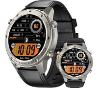 Gps Boussole Montre Connectée Homme Avec Lampe De Poche Led 1.43¿Amoled Smartwatch Homme Appel Bluetooth Pour Android Ios 500 Mah Montre Homme Connectée Noir Fréquence Cardiaque Santé Monite[Q1291]