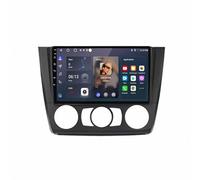 GPS Camping Car pour BMW 1 Series E81 E82 E87 E88 AT 2004-2011 Traceur GPS en Temps Réel Radio de Voiture sans Fil Android Car Bluetooth Dab WiFi 4G Mirror Link Entrée Caméra, 8 Nuclear 6G+128G