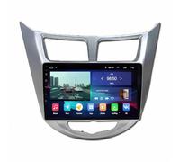 GPS Camping Car pour Hyundai Accent Verna Solaris 2011-2019 Navigateur GPS, Édition Navigation Hors Ligne, Mises à Jour Gratuites, Voix Réelles, Alerte Vitesse & Poi, 8 Nuclear 8G+256G