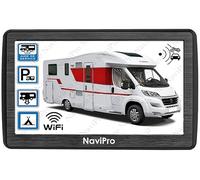GPS Camping Car, Voiture, 7 Pouces NaviPro Active, GPS avec Camera de recul sans Fil, Ventouse Aimanté, Europe + Maroc, Aires de Camping