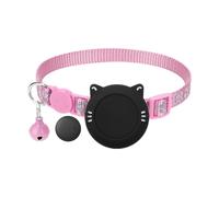 GPS Cat Collar | Adjustable Blue Pet Tracking Collar 30x8cm Button Battery | Smart Dog GPS Activity No Subscription | Anti Lost Locator for Cats Dogs Keys Bags Outdoor Travel