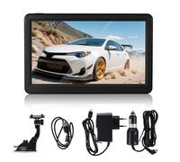 GPS de Navigation, Riloer 7 Pouces Navigation Portable avec Accessoires Secteur, Cartographie Europe Toute Vie Mise à Jour Gratuite, Support Camion/Camping-Car, Lecteur Multimédia