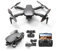 GPS Drone with 4K Two-Axis Mechanical Gimbal Camera 5G WiFi FPV Drones for Adults 75mins Flight Time ?Brushless Foldable RC Quadcopters GPS Return Home