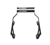 GPS Fixation Support Support De Navigation GPS pour Moto pour NC750X 2021-2024, Adaptable Au Guidon, Anti-Vibrations(Noir 2,12 mm 22 mm)