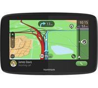 Tomtom GPS Voiture GO Essential, 6 Pouces, Info Trafic, Essai des Alertes de Zones de Danger, Cartes UE, Mise à Jour Via WiFi, Appels Mains-Libres, Fixation Magnétique Alimentée Noir
