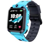 GPS Montre Connectée Enfant 4G, IP68 Montre Connectée Garcon GPS, SOS, Mode Classe, Téléphone Appel, Voix Chat, Jeux, Contacts, Réveil, Clôture GEO, SMS, Smartwatch Enfants Cadeau d'anniversaire Noël