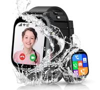 GPS Montre Connectée Enfant, 4G Montre GPS Enfant pour Fille Garçon avec Appel Vidéo Chat Familial SOS Téléphone Etanche Jeux Réveil Mode Classe IP68, Montre Intelligente Enfants Cadeau pour 4-12 Ans