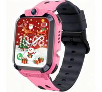 Gps Montre Connectée Enfant, Conversation Bidirectionnelle Montre Intelligente Enfants Avec Ip68 Résistant, Appel Sos, Voice Chat, Jeu, Caméra, Cadeaux Pour Garçons Et Filles 4-12 Ans