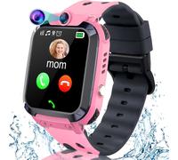 Gps Montre Connectée Enfant, Conversation Bidirectionnelle Montre Intelligente Enfants Avec Ip68 Résistant, Appel Sos, Voice Chat, Jeu, Caméra, Cadeaux Pour Garçons Et Filles 4-12 Ans